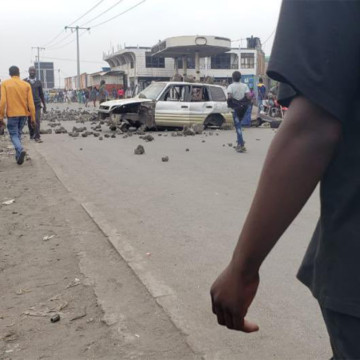 Manifestations populaires contre l'EAC à Goma