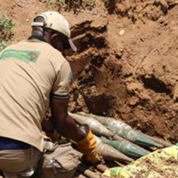 Engins explosifs non explosés