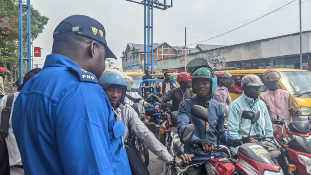Taxis-motos à Goma