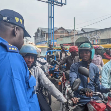Taxis-motos à Goma