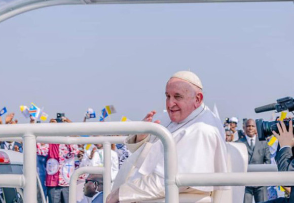 Le Pape François au Stade des Martyrs de Kinshasa