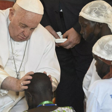 Le Pape François et les victimes des violences en RDC