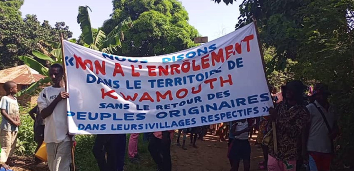 Kwamouth-manifestation-enrolement.png Kwamouth manifestation pour la sécurité avant enrôlement