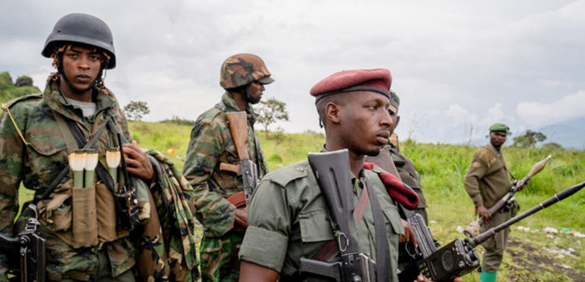Terroristes du M23 à Kibumba au Nord-Kivu