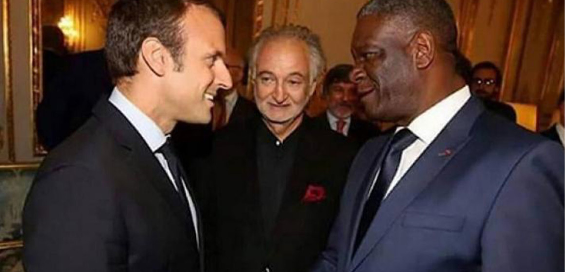 Le président Emmanuel Macron et le Dr Denis Mukwege