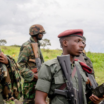 Terroristes du M23 à Kibumba au Nord-Kivu