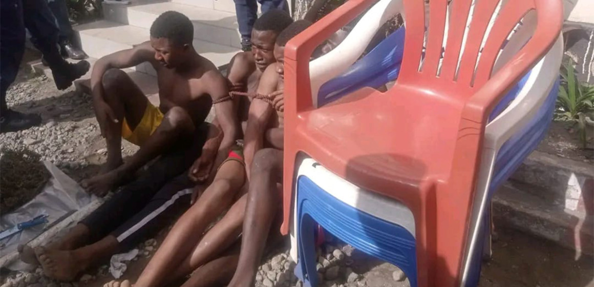 Bandits arrêtés à Goma