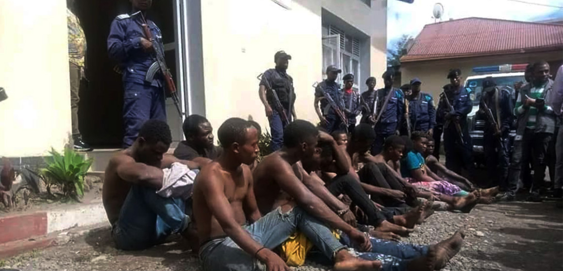 Criminels arrêtés à Goma