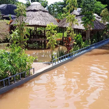 Inondation causée par les rivières Kasai et Tshikapa