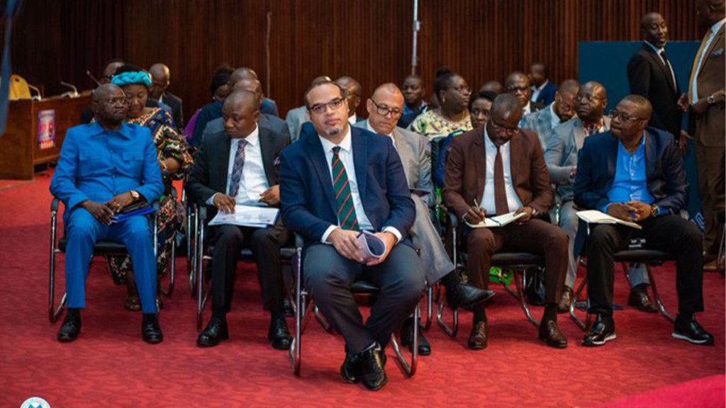 Le DG de la Snel Fabrice Lusinde à l'Assemblée nationale