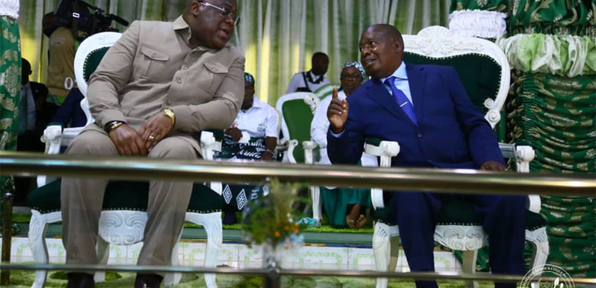Félix Tshisekedi et Simon Kimbangu Kiangani