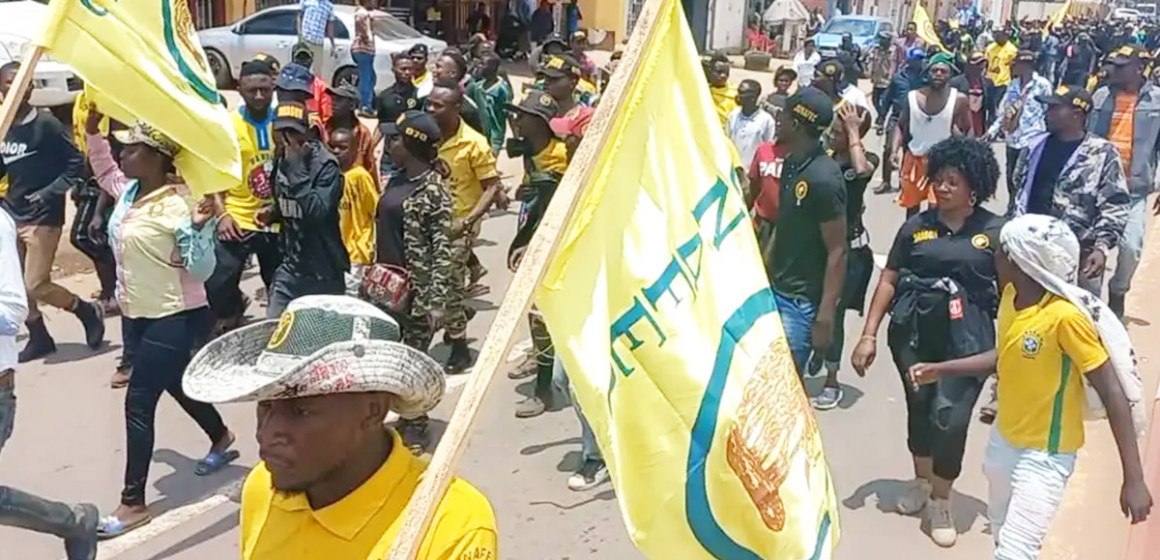 unafec.webp Manifestation de jeunes de l'UNAFEC à Lubumbashi