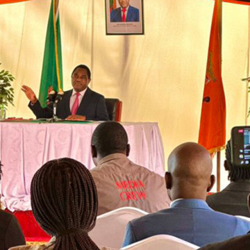 Hakainde Hichilema président de la Zambie