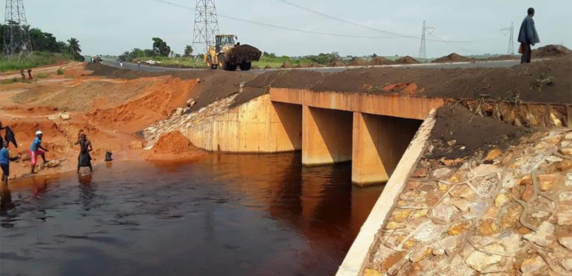 Aménagement des routes à Tshikapa