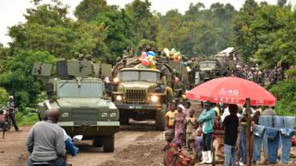 Entrée des troupes de l'UPDF en RDC