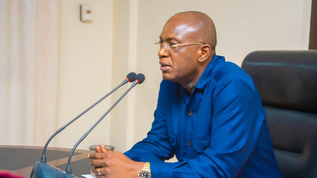 Gentiny Ngobila à ,la reunion avec l'opposition