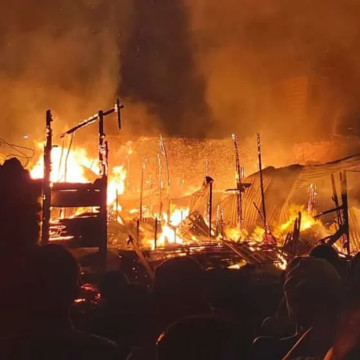 Incendie au quartier Mikeno à Goma