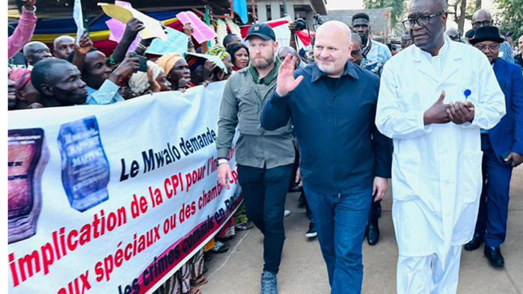 Karim Khan procureur général de la CPI à Panzi