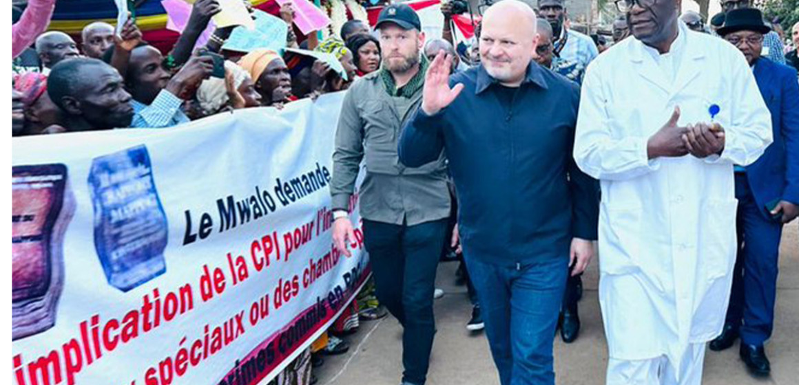 Karim Khan procureur général de la CPI à Panzi