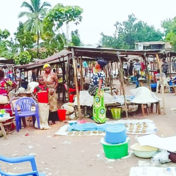 Un marché à Tshikapa au Kasai