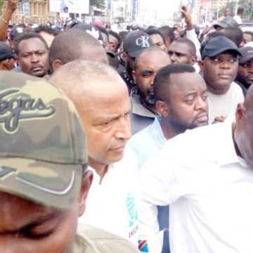 Sit-in de l'opposition à la CENI