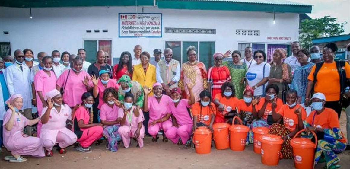 Visite d'une zone de santé du Kasai