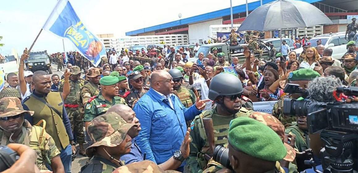Le VPM Jean-Pierre Bemba à Goma