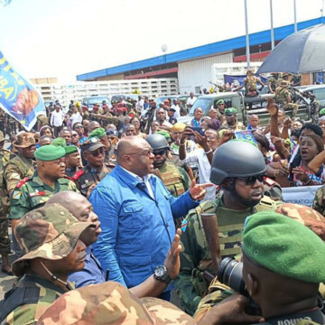 Le VPM Jean-Pierre Bemba à Goma