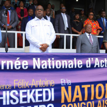 Félix Tshisekedi à la journée nationale d'action de grâce 2019
