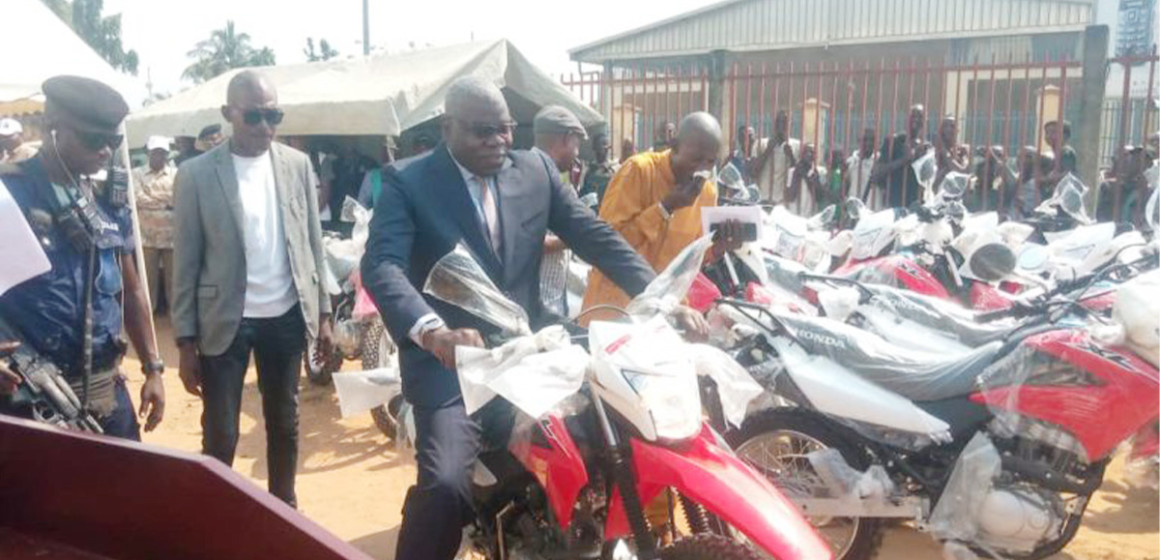 Motos pour les sous-proved du Kasaï projet PERSE