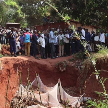 Ravin Kapongo à Tshikapa province du Kasai