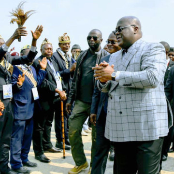 Félix Tshisekedi à Kananga