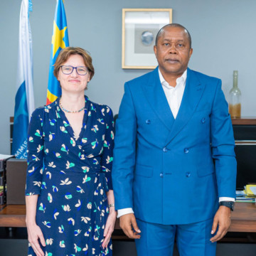 Alyson King et Denis Kadima