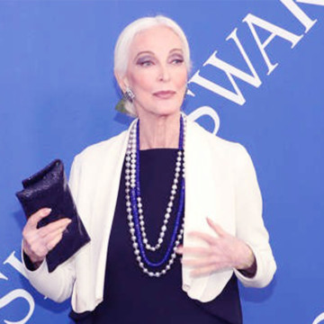 Carmen Dell'Orefice, mannequin