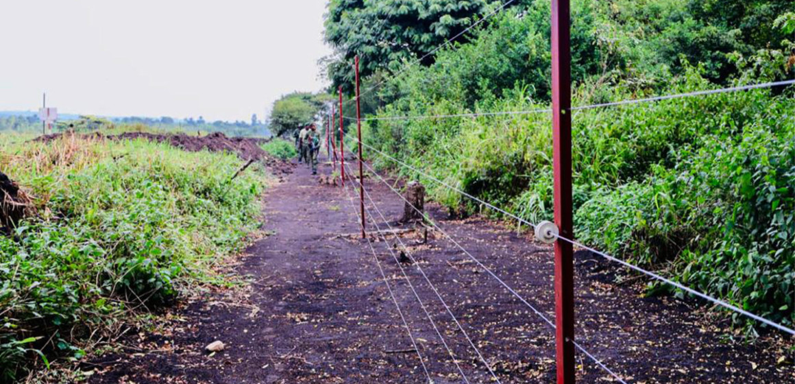 Clôture électrique Parc national des Virunga