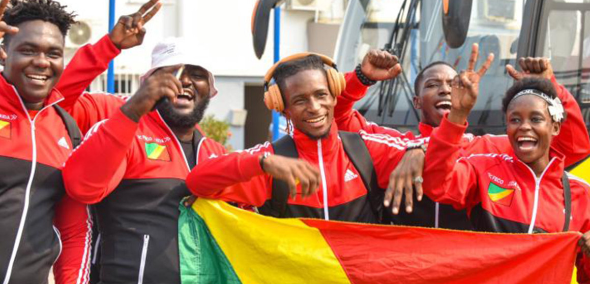 Délégation du Congo-Brazza aux 9èmes jeux de la Francophonie