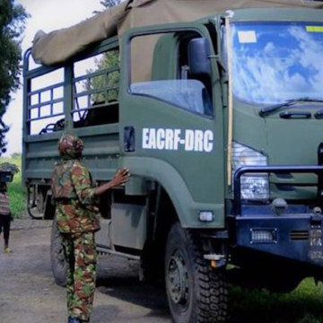 Véhicule de la force régionale de l'EAC