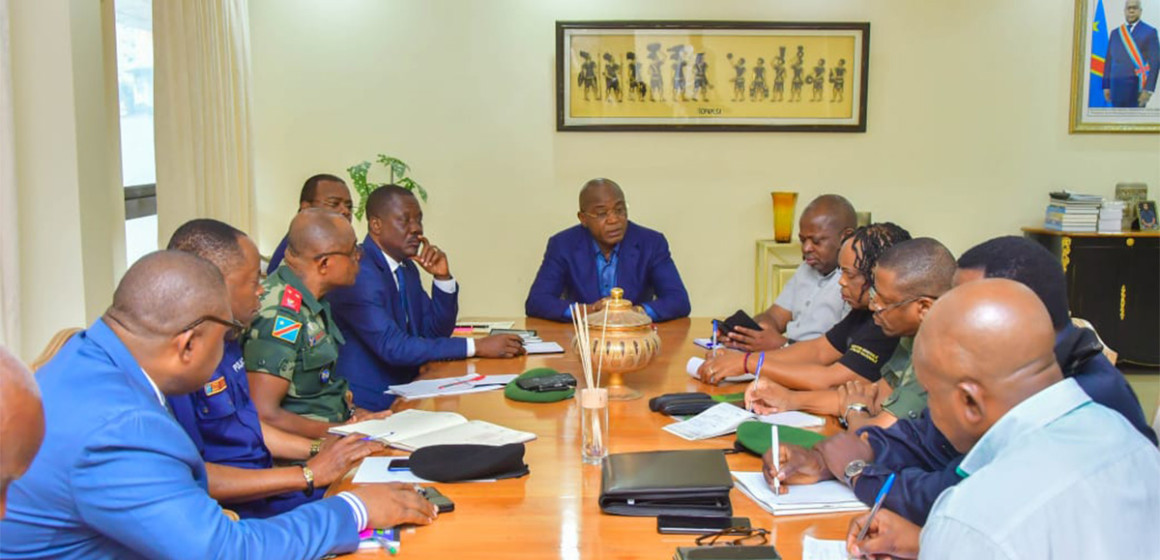 Réunion du conseil provincial de sécurité kinshasa