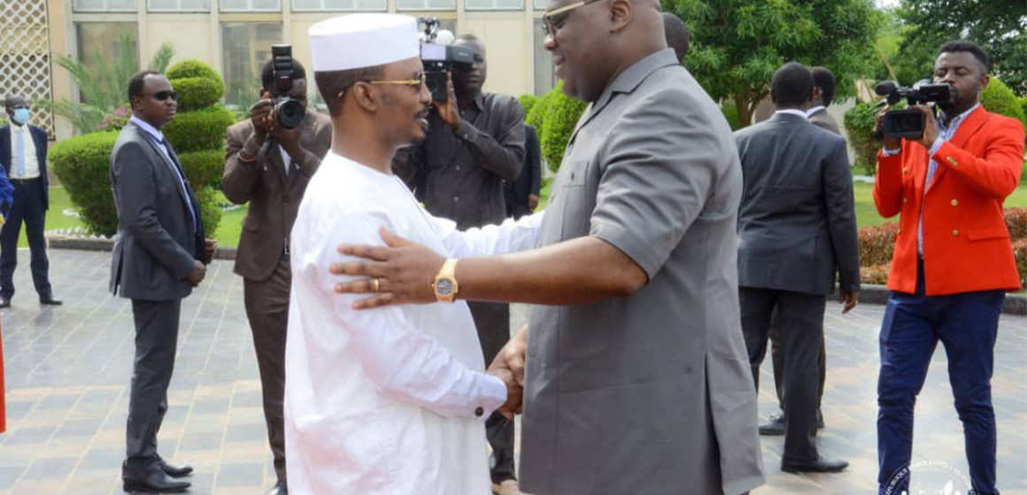 tshisekedi-deby2 Félix Tshisekedi et Idriss Mahamat Deby à Ndjamena