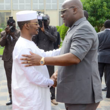 Félix Tshisekedi et Idriss Mahamat Deby à Ndjamena