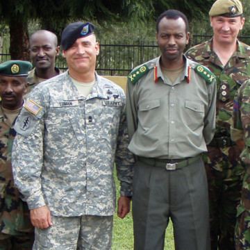 Instructeurs américains de l'armée rwandaise