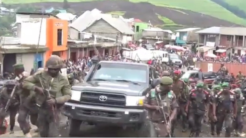 ENtrée des FARDC dans Mushaki