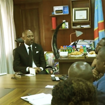 La presse chez le ministre Muyaya pour la libération de Bujakera