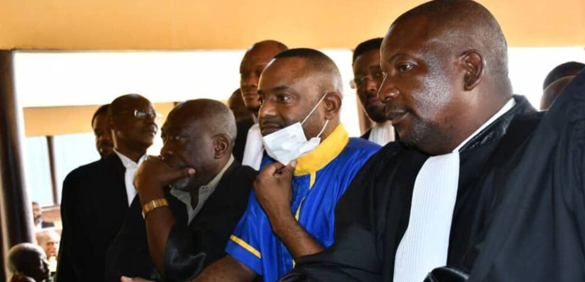 Salomon Kalonda au procès