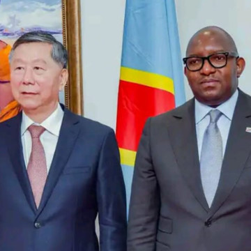 Sama Lukonde et Shang Fulin