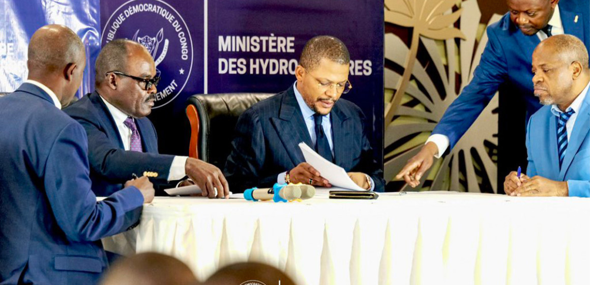 Signature du contrat de partage blocs gaziers