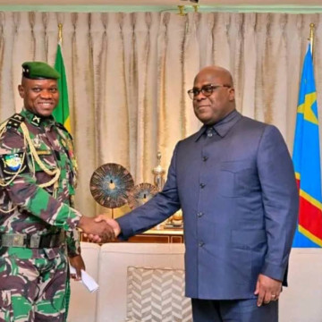 Brice Olingui Nguema et Félix Tshisekedi