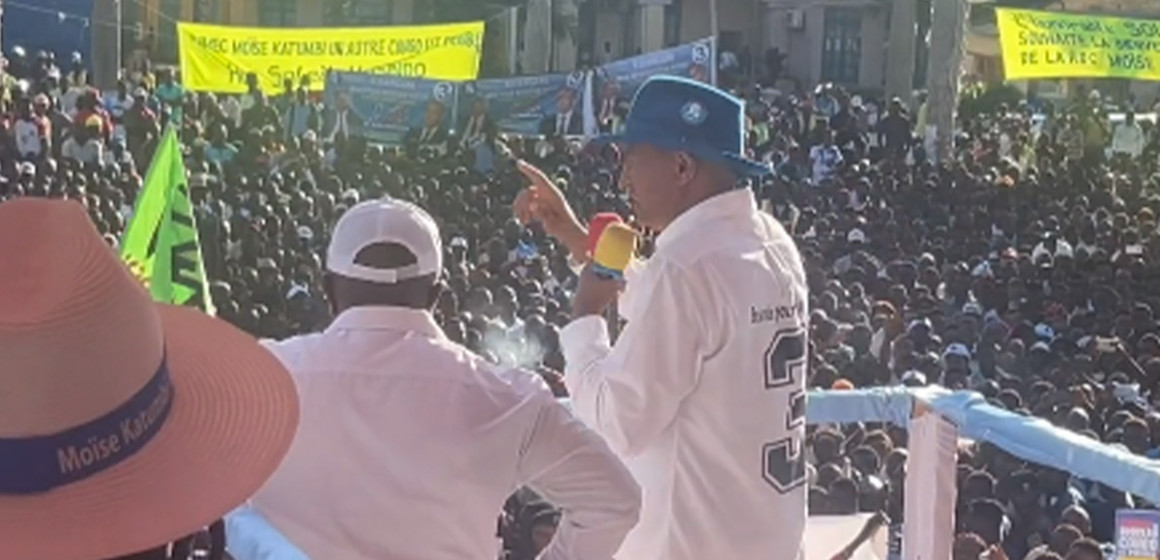 Moise Katumbi en meeting à Kisangani