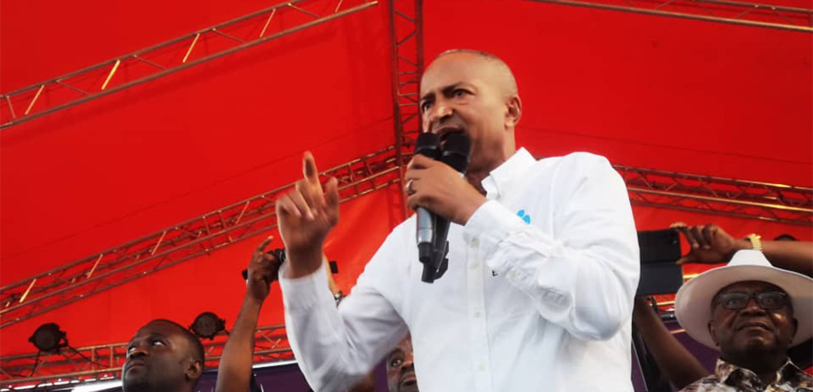 Moise Katumbi en campagne à Goma