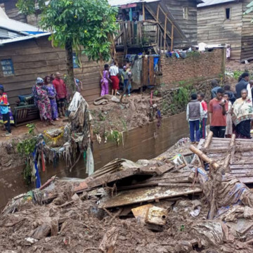 Eboulement à Bukavu, Sud-Kivu